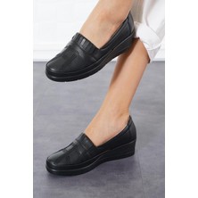 Celira Bluefeet Siyah Günlük Rahat Taban Anne Ayakkabı HS00326