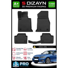 S-Dizayn Bmw 1 Serisi F20-F21 3D Pro Havuzlu Paspas 2011-2019 A+ Kalite