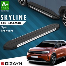 S-Dizayn Opel Frontera Skyline Krom Yan Basamak 183 cm 2024 Üzeri A+ Kalite