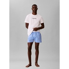 Calvin Klein Mavi Erkek Normal Fit Pijama Takımı LV00NM29063LA
