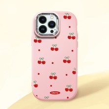 Ucuc iPhone 14 Pro Uyumlu Darbe Emici Kamera Korumalı Pembe Silikon Kılıf