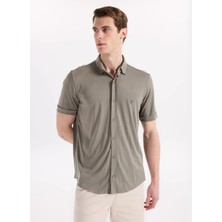 Fabrika Haki Erkek Slim Fit Gömlek F6SM-GML 2605