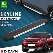 S-Dizayn Citroen E-C5 Aircross Elektrikli Skyline Aluminyum Yan Basamak 193 cm 2024 Üzeri A+ Kalite