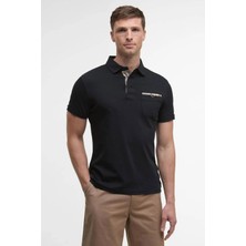 Barbour Premium Corpatch Tailored Polo Yaka BK31 Black