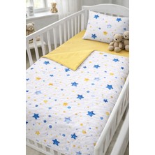 Terzi Ömer %100 Pamuk Yıldızlı Fermuarlı Bebek Nevresim Takımı