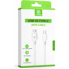 Yk Design USB Type-C Şarj ve Data Kablosu Hızlı Şarj Tpe Dayanıklı Kablo