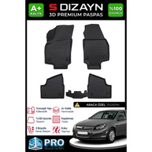 S-Dizayn Opel Astra H 3D Pro Havuzlu Paspas 2004-2009 A+ Kalite