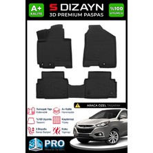 S-Dizayn Hyundai IX35 3D Pro Havuzlu Paspas 2010-2015 A+ Kalite