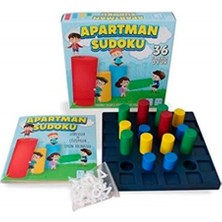 Feyza Design Apartman Sudoku Zeka ve Mantık Oyunu - Eğitici Çocuk Oyuncağı