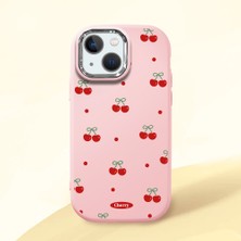 Ucuc iPhone 13 Mini Uyumlu Darbe Emici Kamera Korumalı Pembe Silikon Kılıf