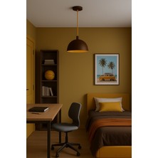 Longing Mellow Arc Sarkıt Lamba-Avize - Modern Endüstriyel Mufak Hol Cafe Salon Avize
