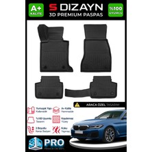 S-Dizayn Bmw 5 Serisi G30 3D Pro Havuzlu Paspas 2017-2023 A+ Kalite