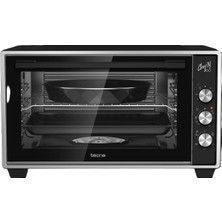 Tecna Mf 5010 S 50 Lt Siyah Buhar Destekli Mini Fırın