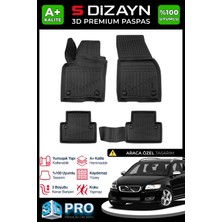 S-Dizayn Volvo V50 3D Pro Havuzlu Paspas 2004-2012 A+ Kalite