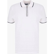 Discovery Expedition D6SM-TST3906 Ekru Erkek Polo T-Shirt
