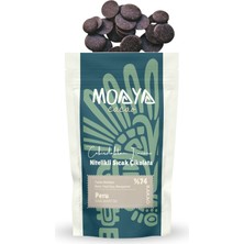 Moaya Cacao Bitter Içilebilir Çikolata - %74 Peru Ham Kakao Kitlesi ve Yağı