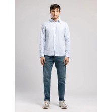 Lee Cooper Mavi Erkek Regular Fit Gömlek 262 Lcm 241002 Ketsa Mavi