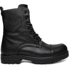 Celira Bluefeet Cnt Siyah Kauçuk Kaymaz Taban Erkek Postal Bot NSB932 Kısa Topuklu Rahat Taban