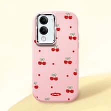 Ucuc Vivo Y04/Y04S Uyumlu Darbe Emici Kamera Korumalı Pembe Silikon Kılıf