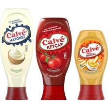 Calve Mayonez-Ketçap-Ballı Hardal 3 Lü Set