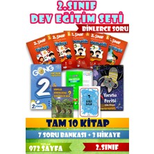 Harika Kitap Yayınları 2. Sınıf Dev Eğitim Seti 10 Kitap 972 Sayfa – Binlerce Soru, Soru Bankası ve Hikaye Seti