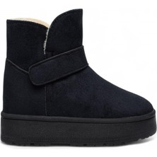 Hkursat Bluefeet Gls Siyah Içi Kürklü Nubuk Kadın Bot & Bootie