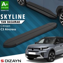 S-Dizayn Citroen C3 Aircross 2 Skyline Siyah Yan Basamak 183 cm 2024 Üzeri A+ Kalite