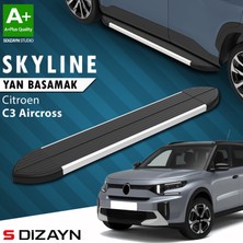 S-Dizayn Citroen C3 Aircross 2 Skyline Aluminyum Yan Basamak 183 cm 2024 Üzeri A+ Kalite