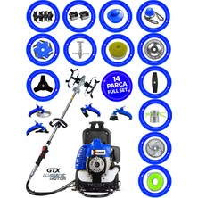Prowackers German KX-8500 Prox Sırt Tırpan+ Akrobat Çapalama + Toprak Eşeleme 14 Parça Biçici Setli