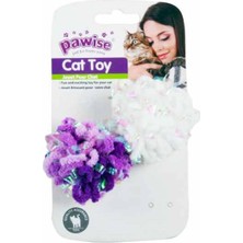 Feyza Design 2 Pk Gri Parıltılı Kedi Oyuncağı Seti