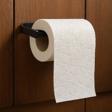 Zero Land Xmpdby Şık Tasarım Siyah Tuvalet Kağıdı Askılığı Peçetelik