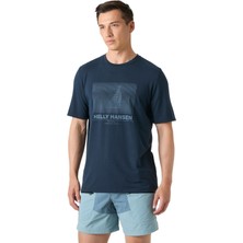 Helly Hansen Hp Race Graphic T-Shirt Lacivert Erkek Tshirt