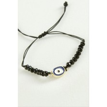 Zero Land Xmpdby Nazar Kristal Bileklik - Siyah