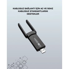 İlk El Grup Tak-Çalıştır Özellikli Çift Bant Wifi Adaptör – 1200 Mbps