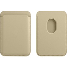 Sneezy Iphone 17-17 Air -17PRO-17 Pro Max Uyumlu Birinci Sınıf Magsafe Cüzdan Magsafe Deri Kartlık