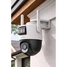 Onetick Uniarch 360 Dönebilen P2S Dış Mekan Çift Lensli Pt Wifi Kamera 6mp
