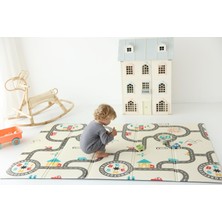Coolmats 200X130X1 cm Araba Yarışı Katlanabilir Oyun Matı