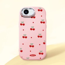 Ucuc iPhone 16E Uyumlu Darbe Emici Kamera Korumalı Pembe Silikon Kılıf