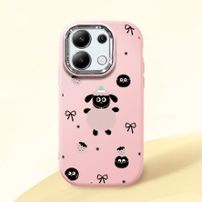 Ucuc Redmi Note 13 4g Uyumlu Darbe Emici Kamera Korumalı Pembe Silikon Kılıf