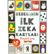 Feyza Design Bebeğimin Ilk Zeka Kartları - Eğitici Oyuncak (0-1 Yaş)