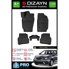 S-Dizayn Seat Ibiza 3D Pro Havuzlu Paspas 2002-2008 A+ Kalite