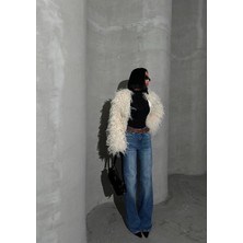 Herton Yüksek Bel Wide Leg Jean Pantolon – %98 Pamuk Elastan, Bol Paça, Rahat Kalıp, Günlük & Şık Kadın Denim Pantolon