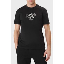 Armani Exchange Logolu Pamuklu Regular Fit Bisiklet Yaka T Shirt Erkek T Shirt XM002782 AF10356 UC001