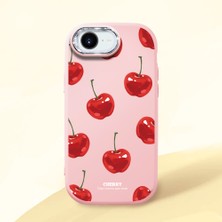 Ucuc iPhone 16E Uyumlu Darbe Emici Kamera Korumalı Pembe Silikon Kılıf