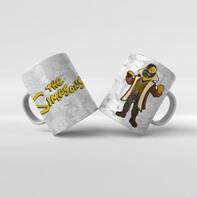 Baskılı Kupa Bardak The Simpsons Karakterleri - Y5