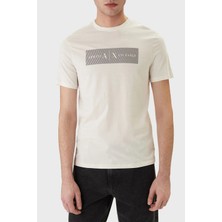 Armani Exchange Logolu % 100 Pamuk Regular Fit Bisiklet Yaka T Shirt Erkek T Shirt XM002472 AF10356 U1074