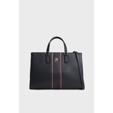 Tommy Hilfiger Logolu Çıkarılabilir Askılı Çanta Bayan Çanta AW0AW18644 Dw6