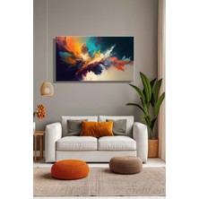 Şehber Panoramik Yatay Kanvas Duvar Tablosu Tekli Salon Mutfak Yatak Odası Ofis Bow Valley Soyut