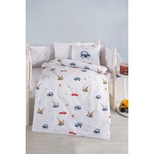 Kanz Ranforce Bebek Uyku Seti - Digger Cars