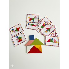 Feyza Design Eğlenceli Tangram Zeka Oyunu 24 Farklı Nesne Yaratıcı Eğitici